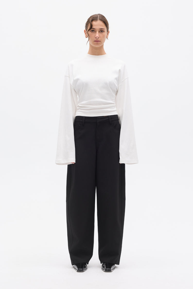 LEX LONG SLEEVE T-SHIRT - WHITE