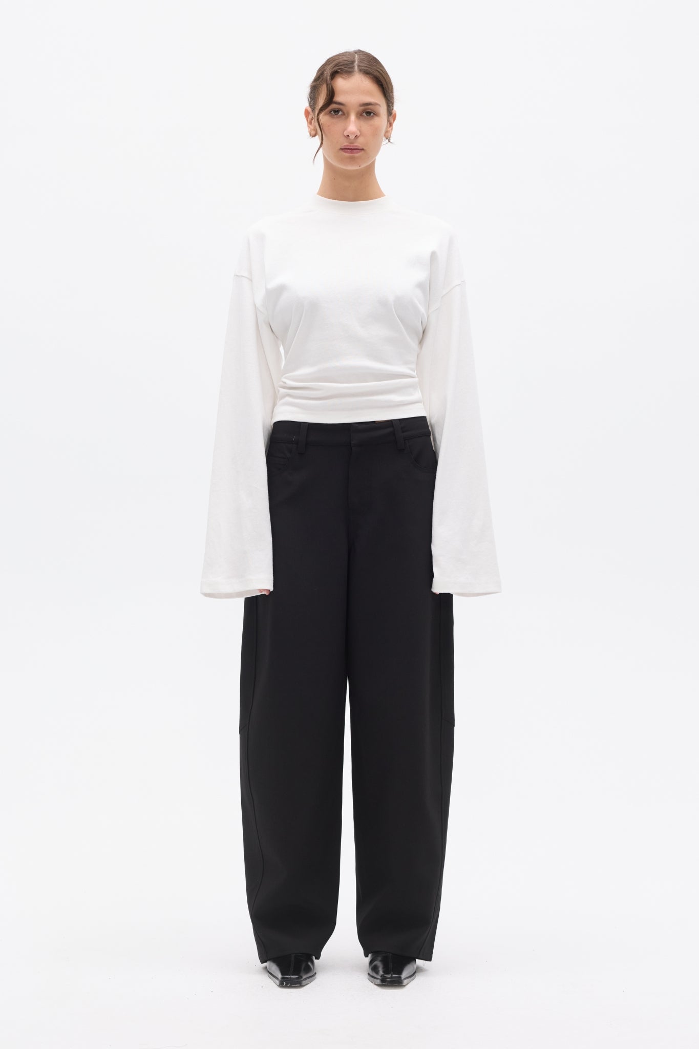 LEX LONG SLEEVE T-SHIRT - WHITE