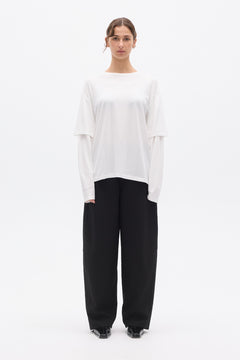 PAX LONG SLEEVE TEE - WHITE
