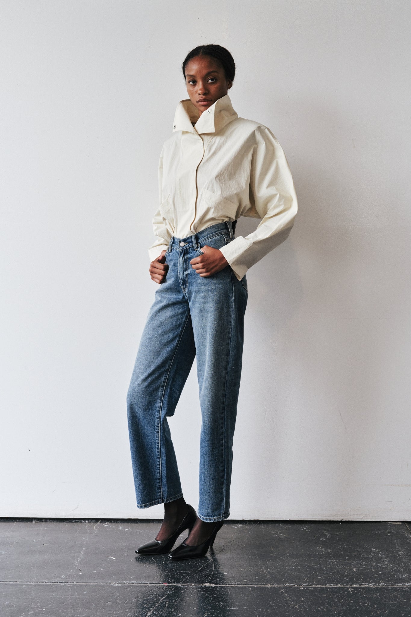 ELIZA BOMBER - IVORY