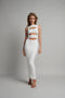 TAMEEKA MIDI DRESS - WHITE