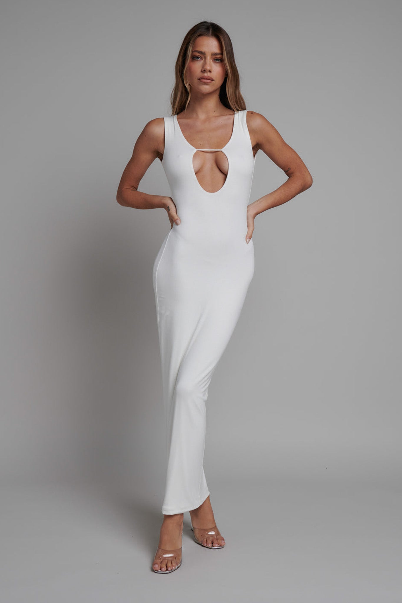 AUGUST MIDI - WHITE