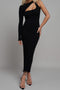 KYLIAN MIDI DRESS - BLACK