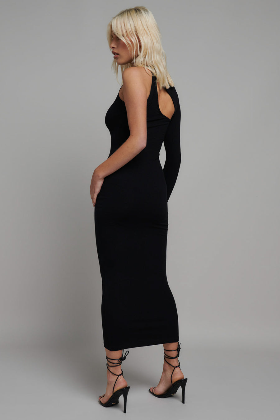 KYLIAN MIDI DRESS - BLACK