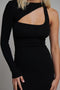 KYLIAN MIDI DRESS - BLACK
