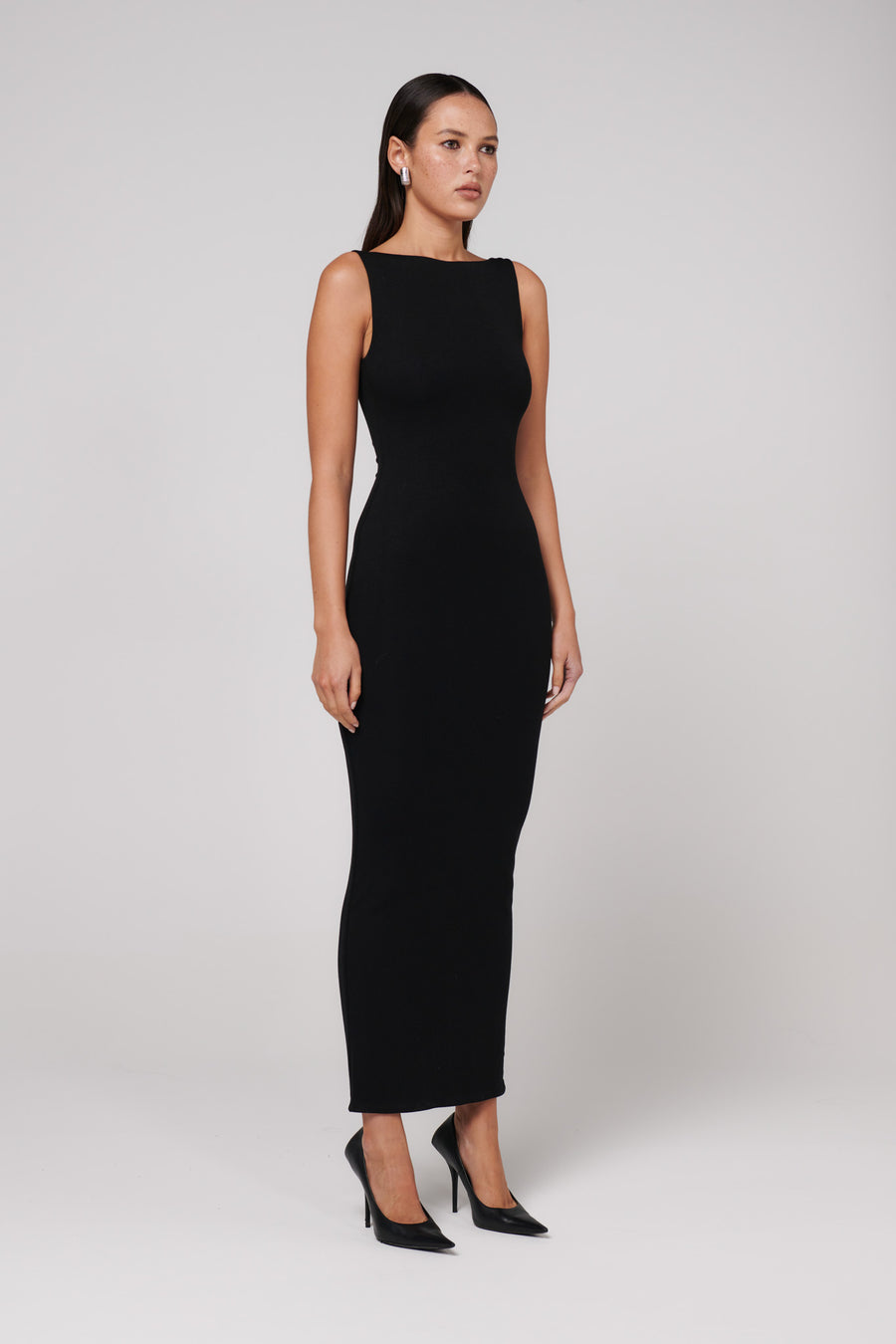 MILANA MIDI - BLACK