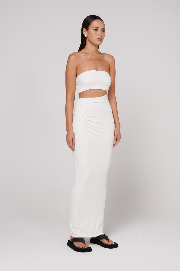 IZARA SHAYE MIDI - WHITE