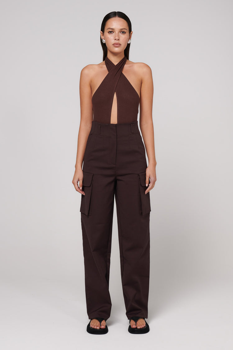 JAYLIN BODYSUIT - CHOCOLATE