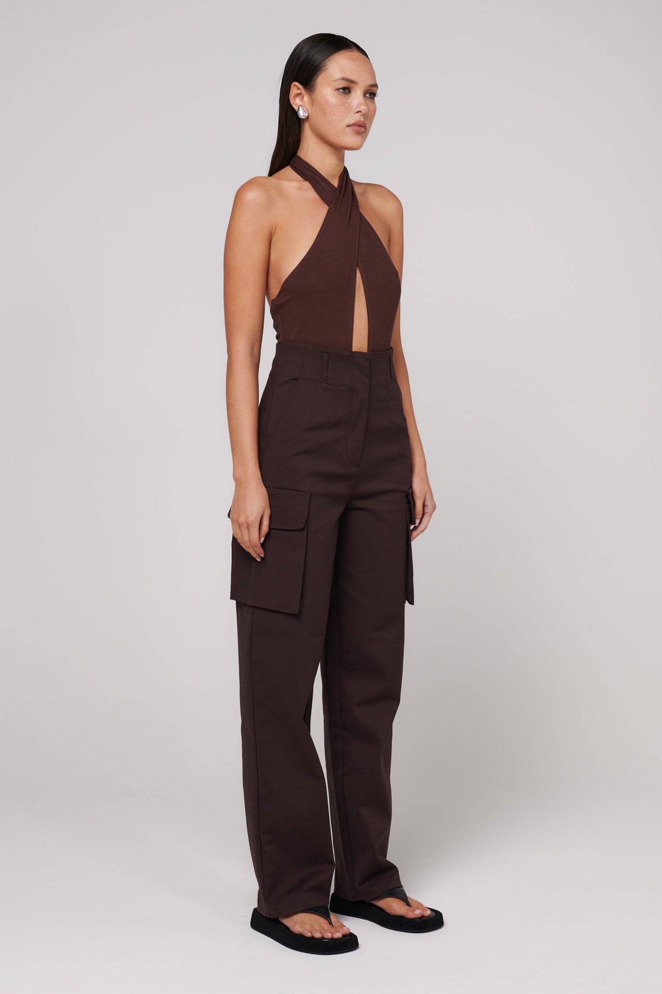 JAYLIN BODYSUIT - CHOCOLATE