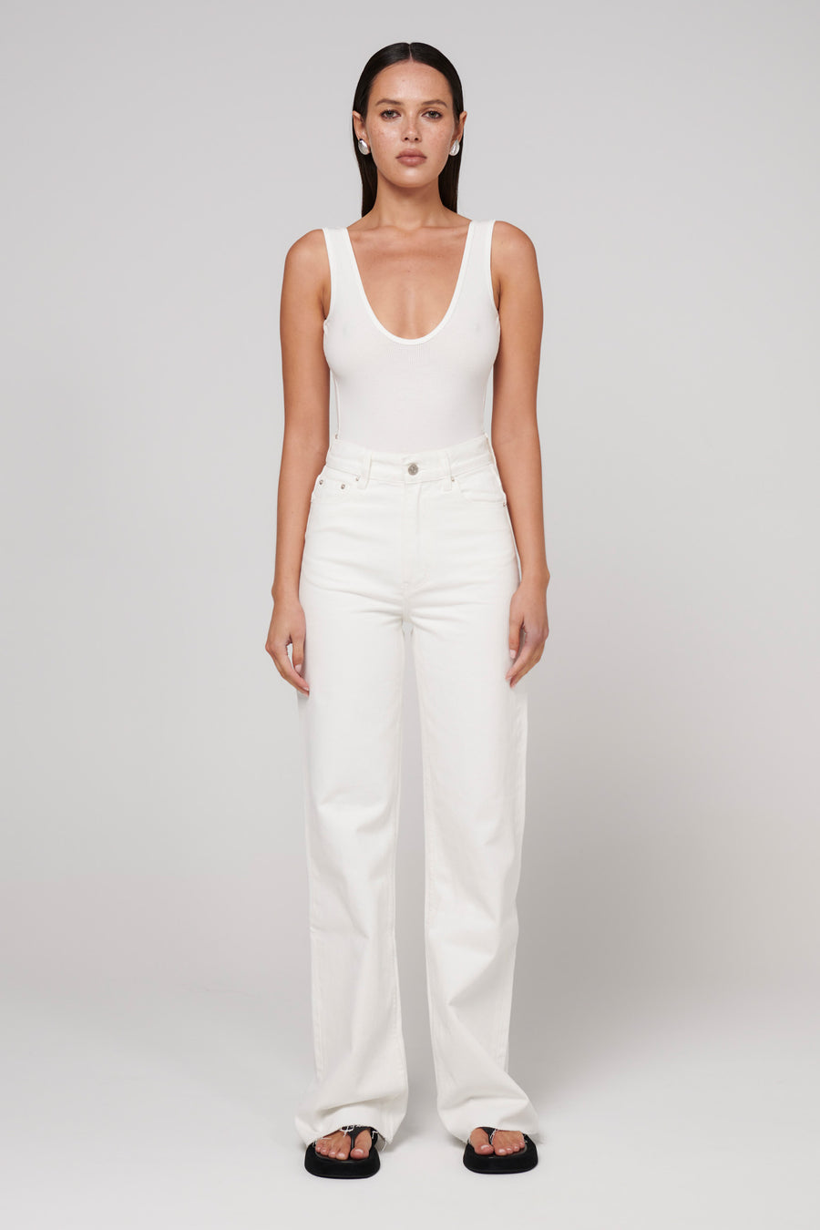 LENNON DENIM - WHITE
