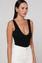 REINA BODYSUIT - BLACK