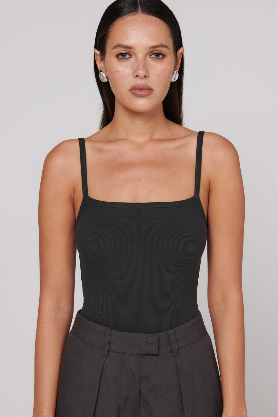 MILLEN TANK - CHARCOAL