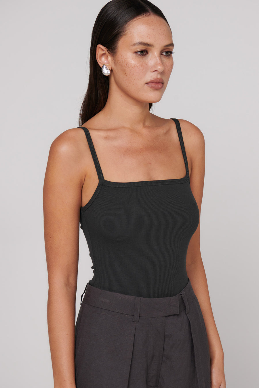 MILLEN TANK - CHARCOAL