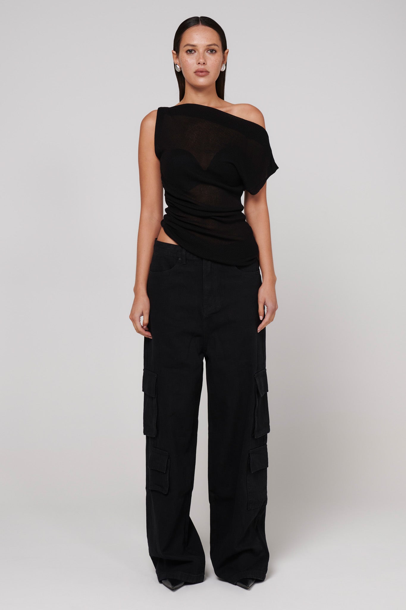 AMAYA TOP - BLACK