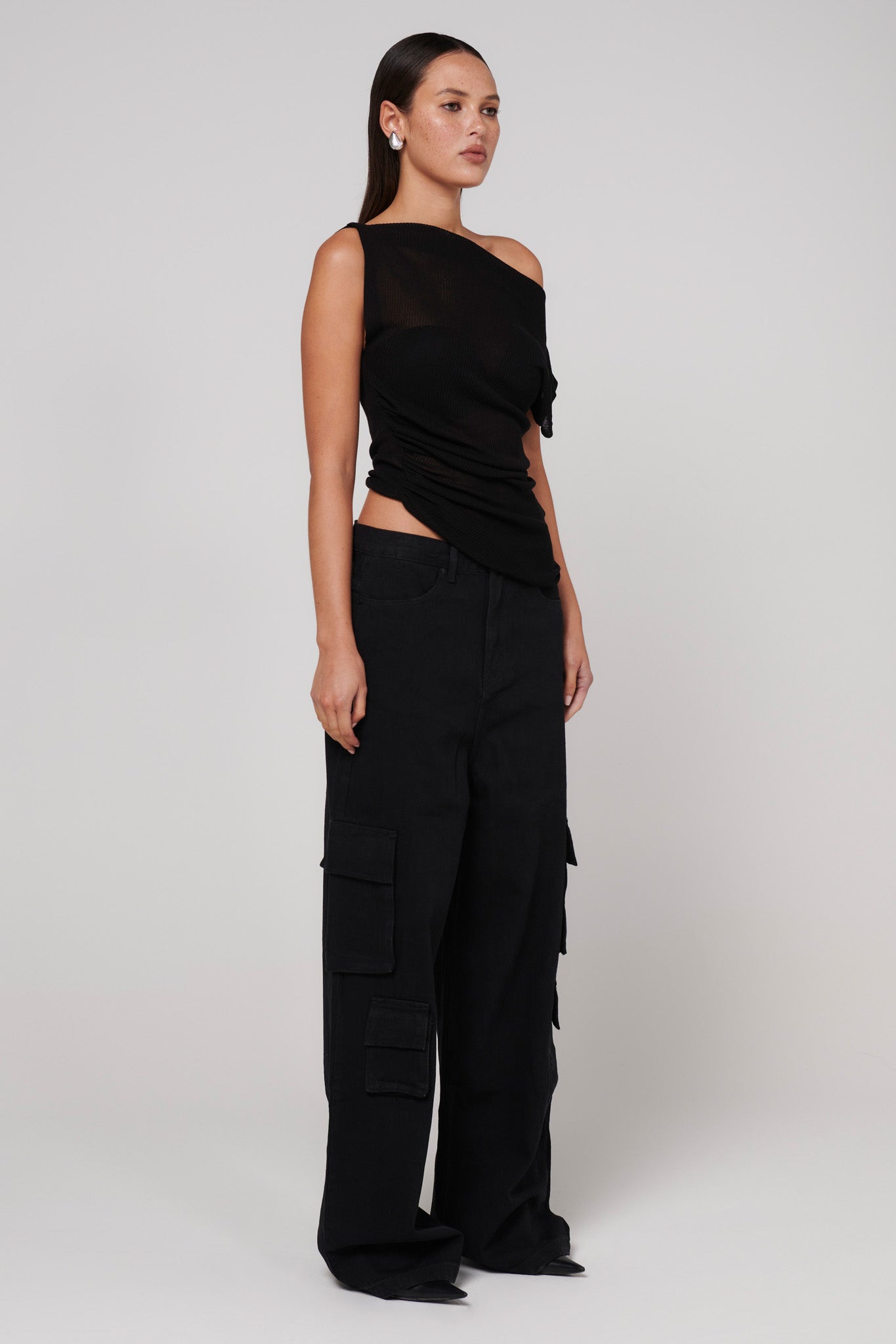 AMAYA TOP - BLACK