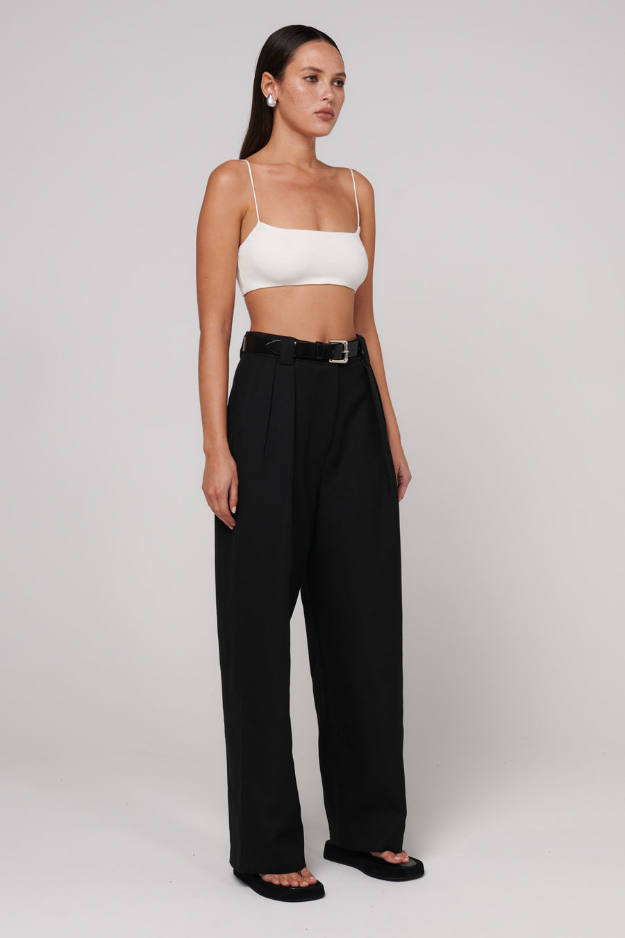 AURA CROP TOP - WHITE