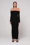 AZARIA MIDI - BLACK