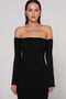AZARIA MIDI - BLACK