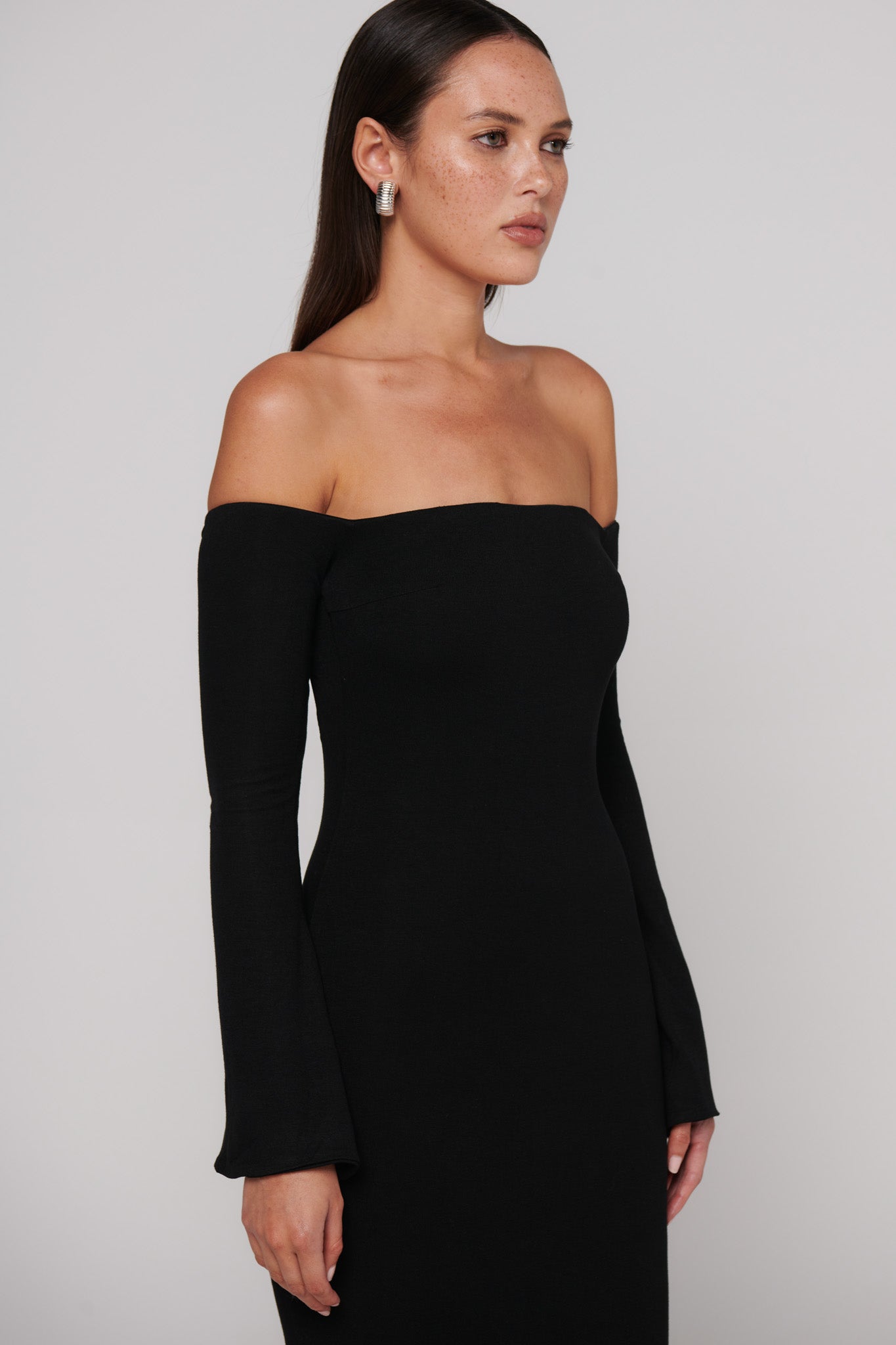 AZARIA MIDI - BLACK