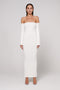 AZARIA MIDI - WHITE