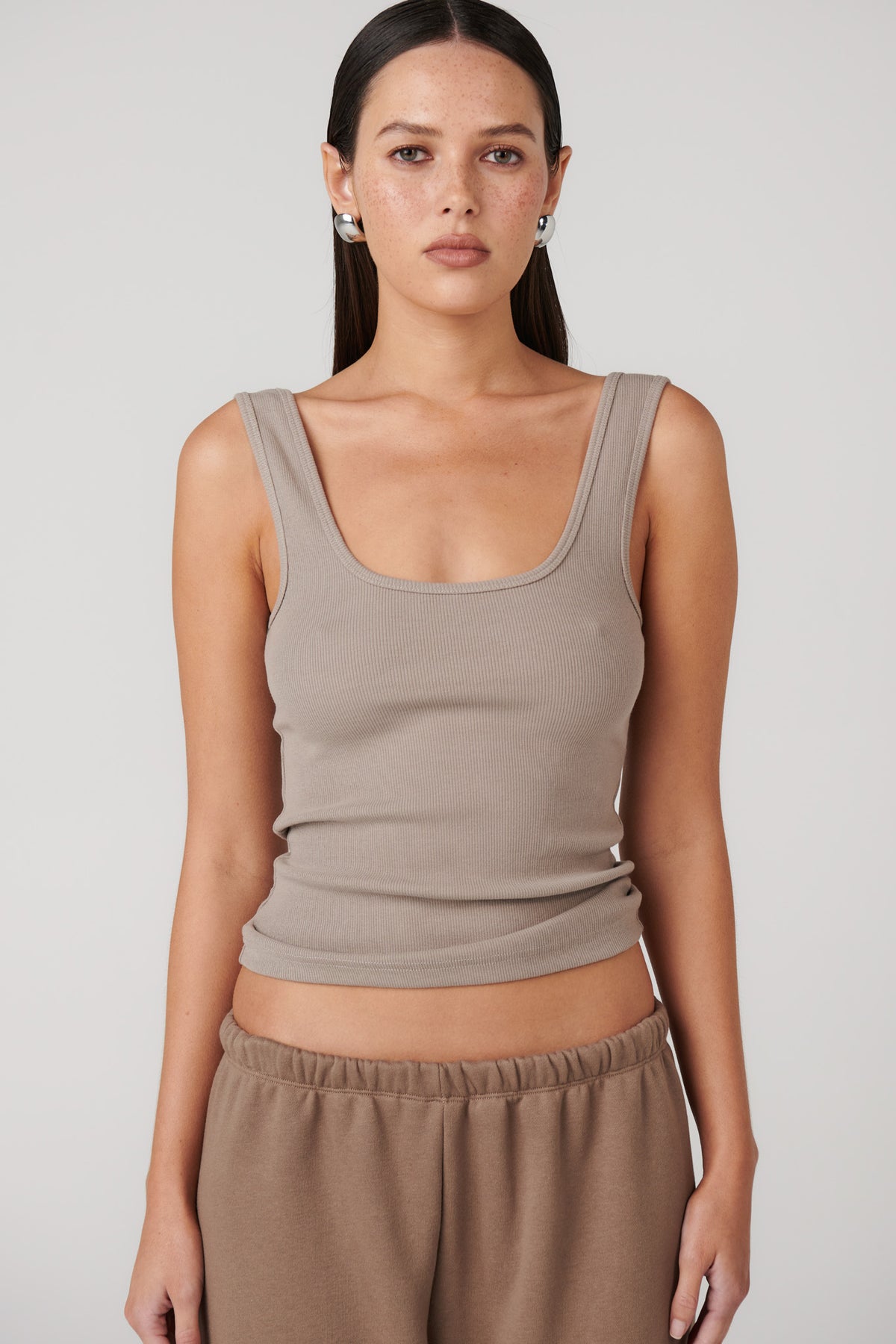 OSCAR TANK - STEEL GREY