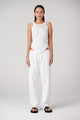 DATON SINGLET TOP - WHITE