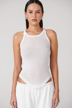 POPPY TANK - WHITE