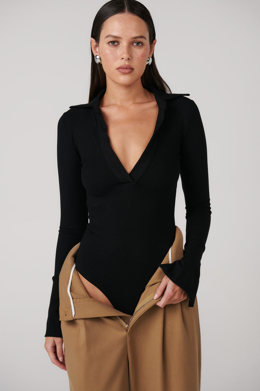 CELINE BODYSUIT - BLACK