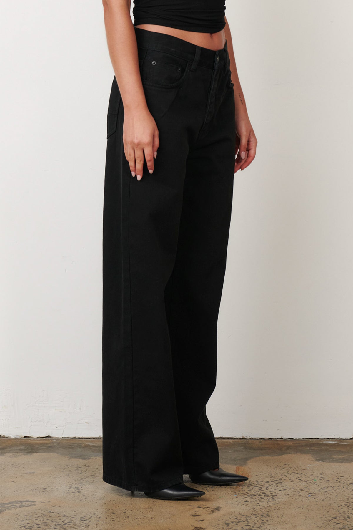 PERRY DENIM - OVERDYED BLACK