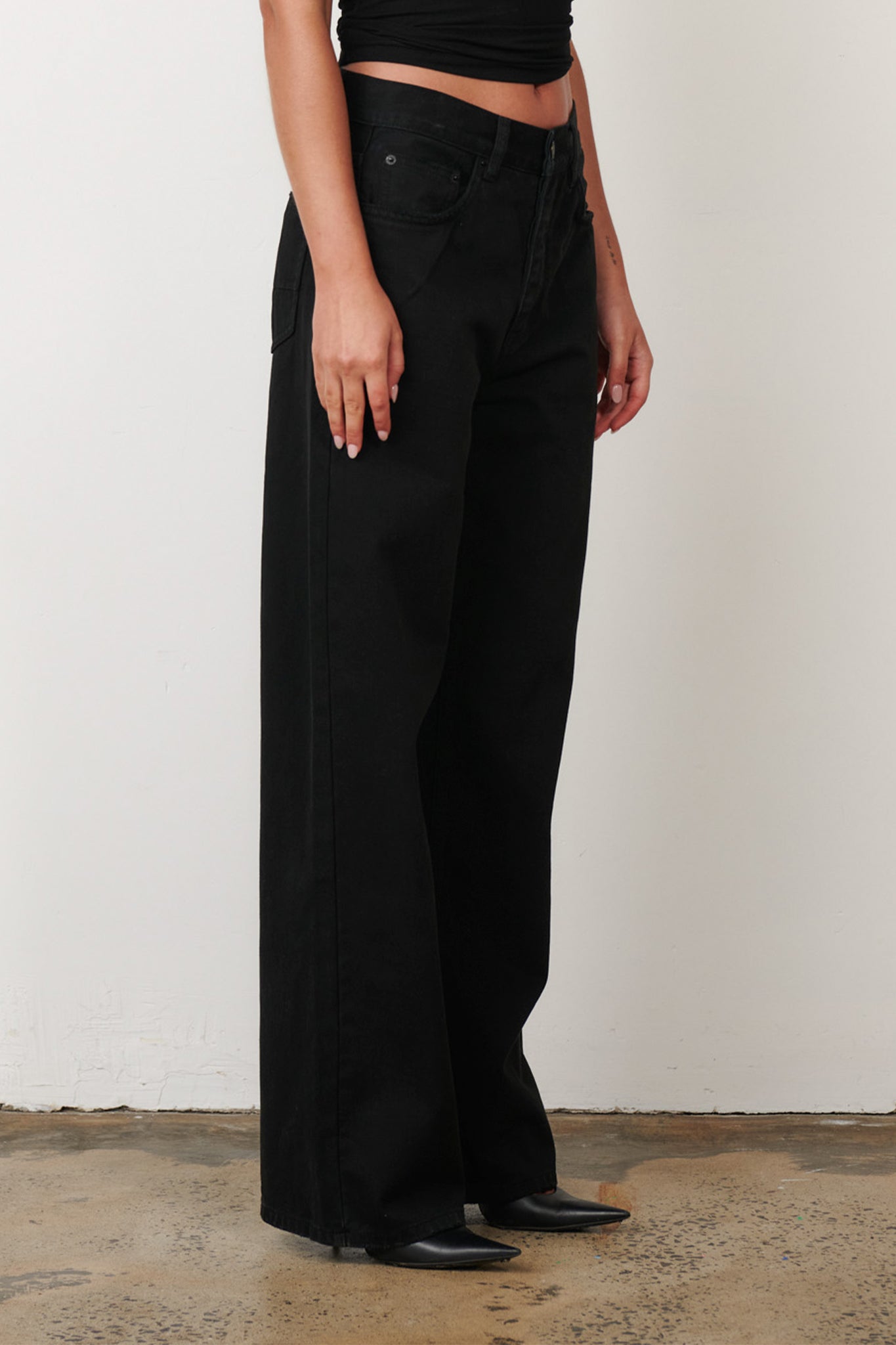 PERRY DENIM - OVERDYED BLACK