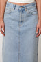 HUDSON MAXI SKIRT - SALTWATER BLUE