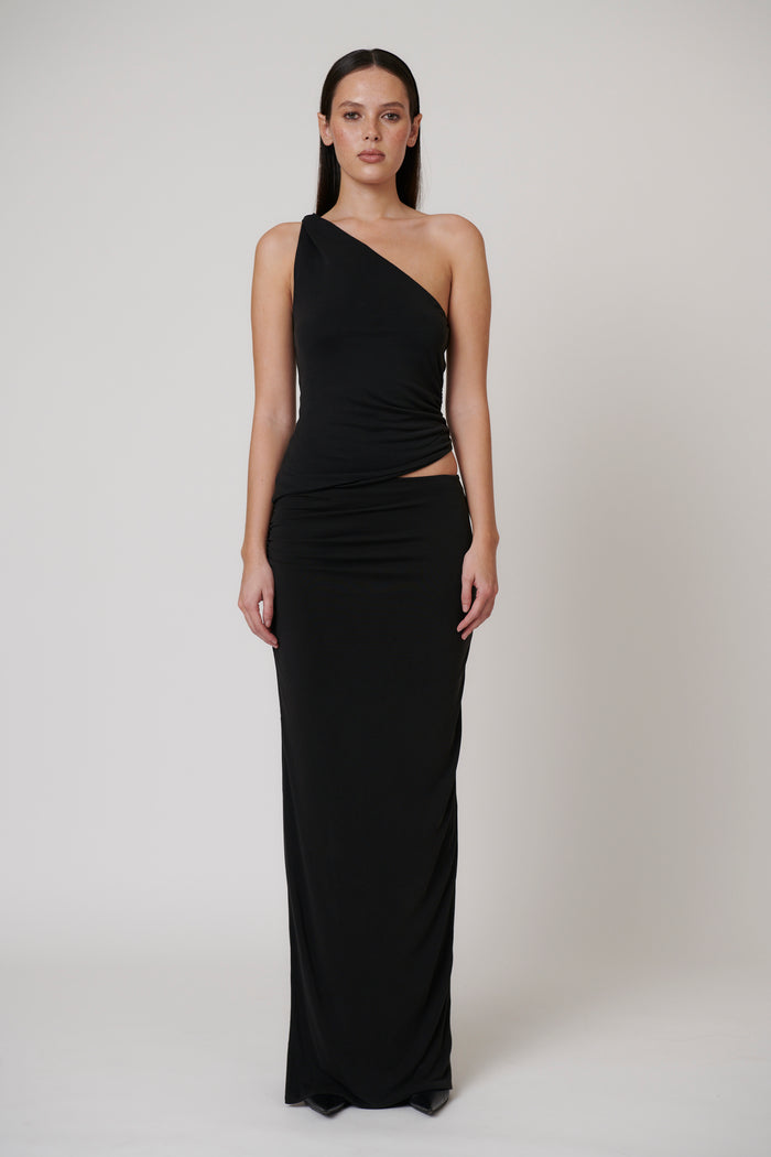 MAIA MAXI SKIRT - BLACK