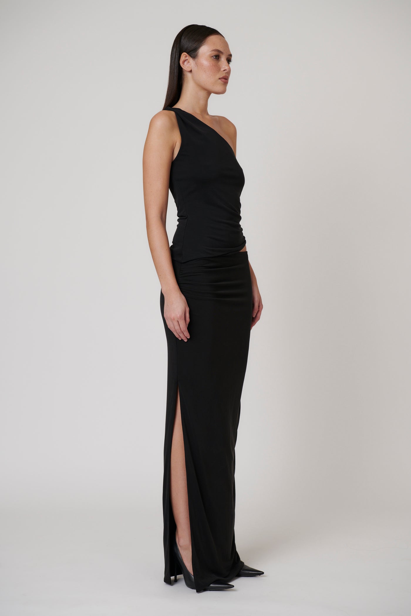 MAIA MAXI SKIRT - BLACK