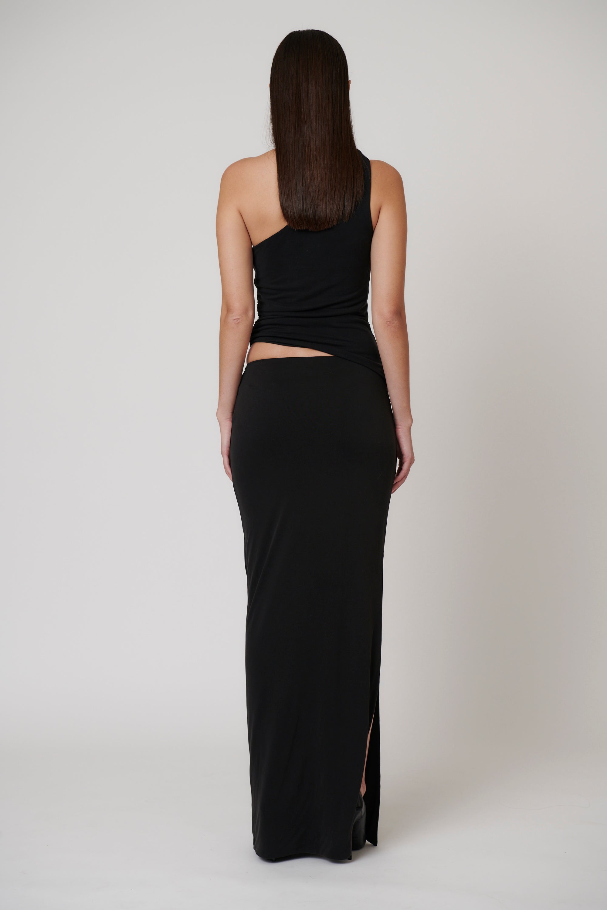 MAIA MAXI SKIRT - BLACK