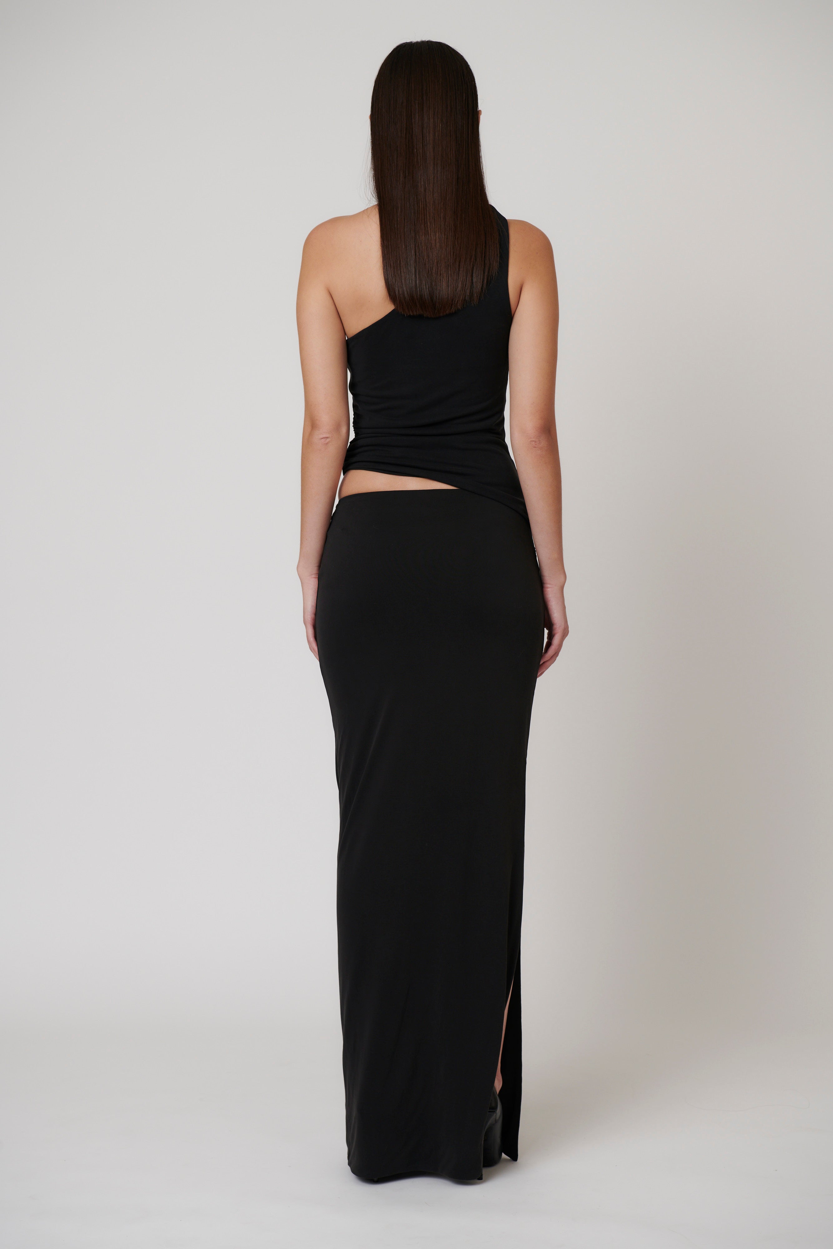 MAIA MAXI SKIRT - BLACK