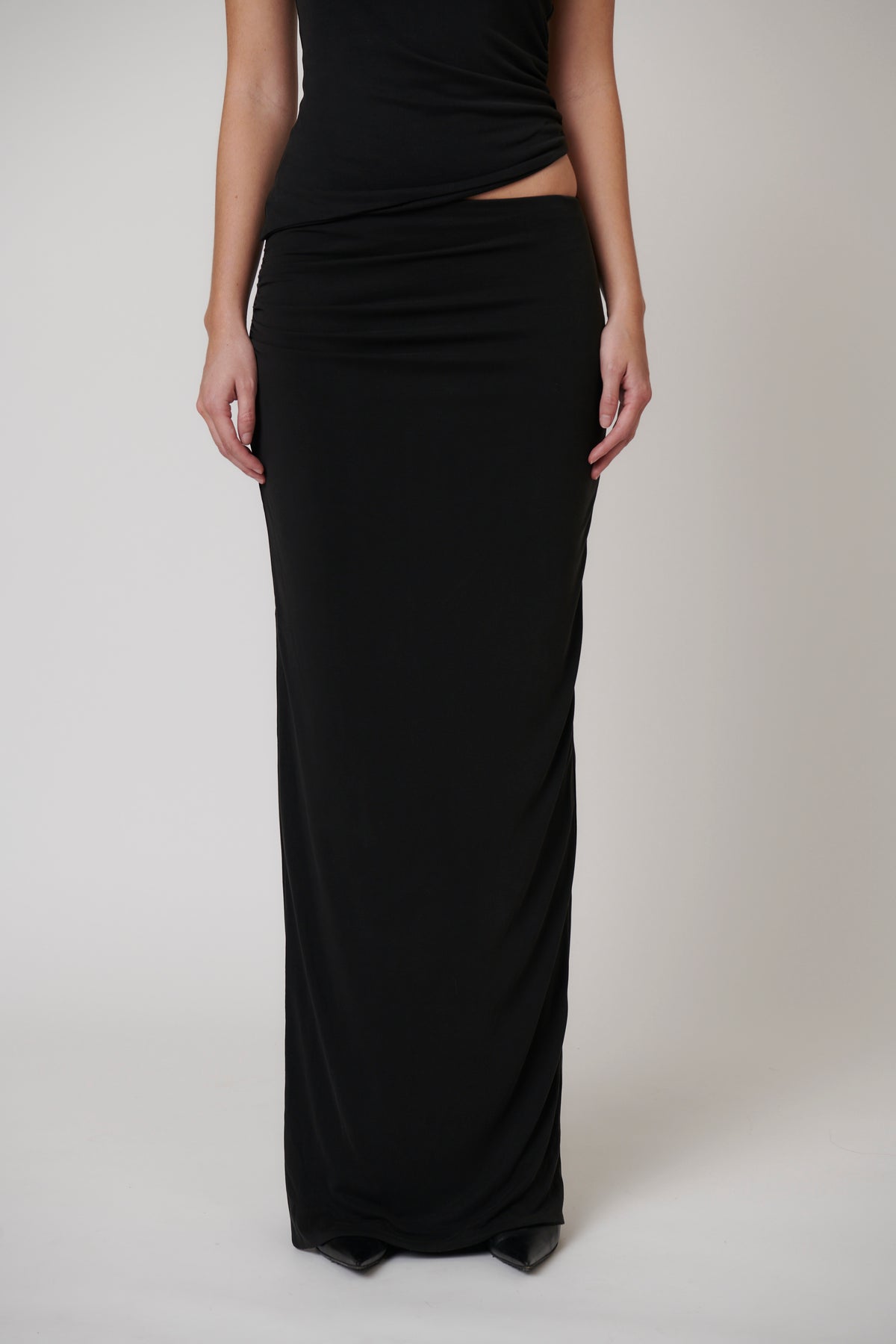 MAIA MAXI SKIRT - BLACK