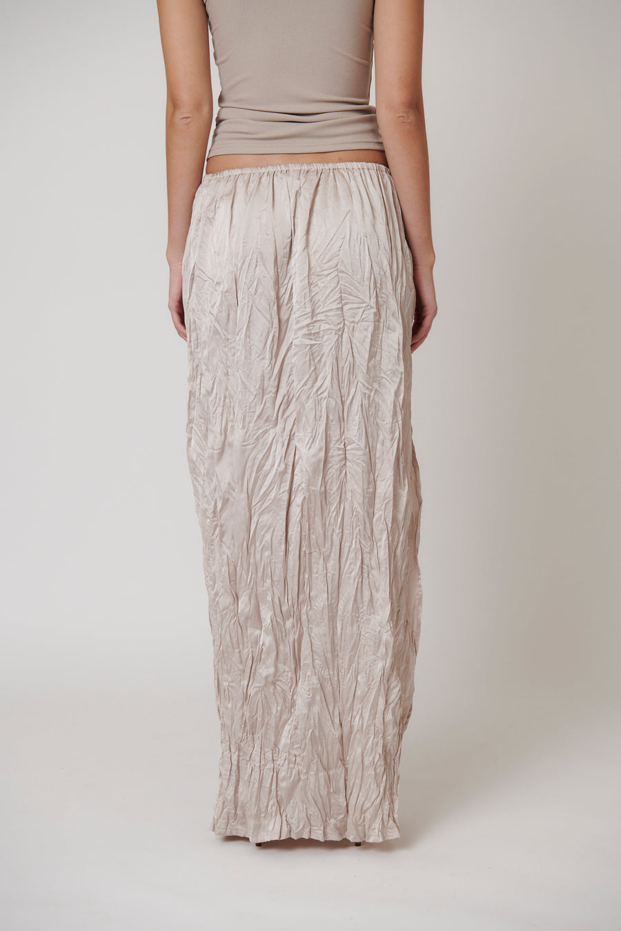 RIVER MAXI SKIRT - OYSTER