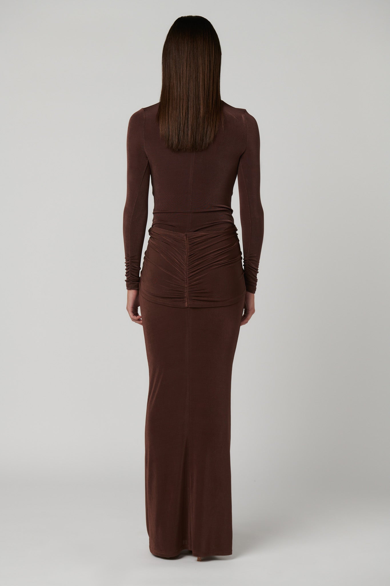 ARIES MAXI SKIRT - BRONZE