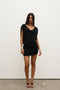 FLORA MINI DRESS - SHADOW