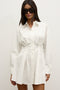 MAPLE SHIRT DRESS - WHITE
