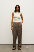 Orson High Waist Wide Leg Pant in Ash, view 1, Bayse Brand