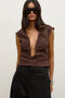 RANI TOP - CHOCOLATE