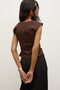 RANI TOP - CHOCOLATE