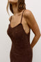 HUXLEY KNIT DRESS - CHOCOLATE