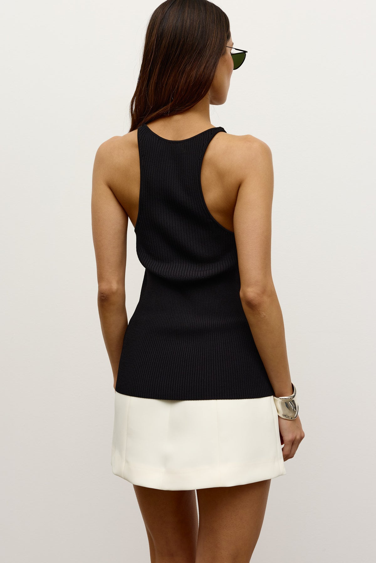 ABIGAIL KNIT TOP - BLACK