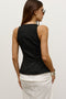 REEVE HALTER TOP - BLACK