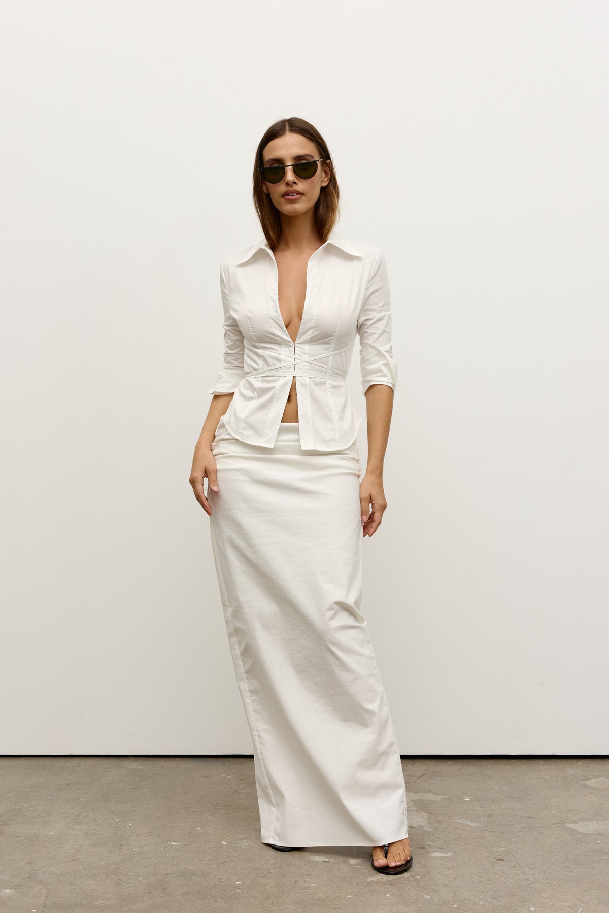 MAXINE SHIRT - WHITE