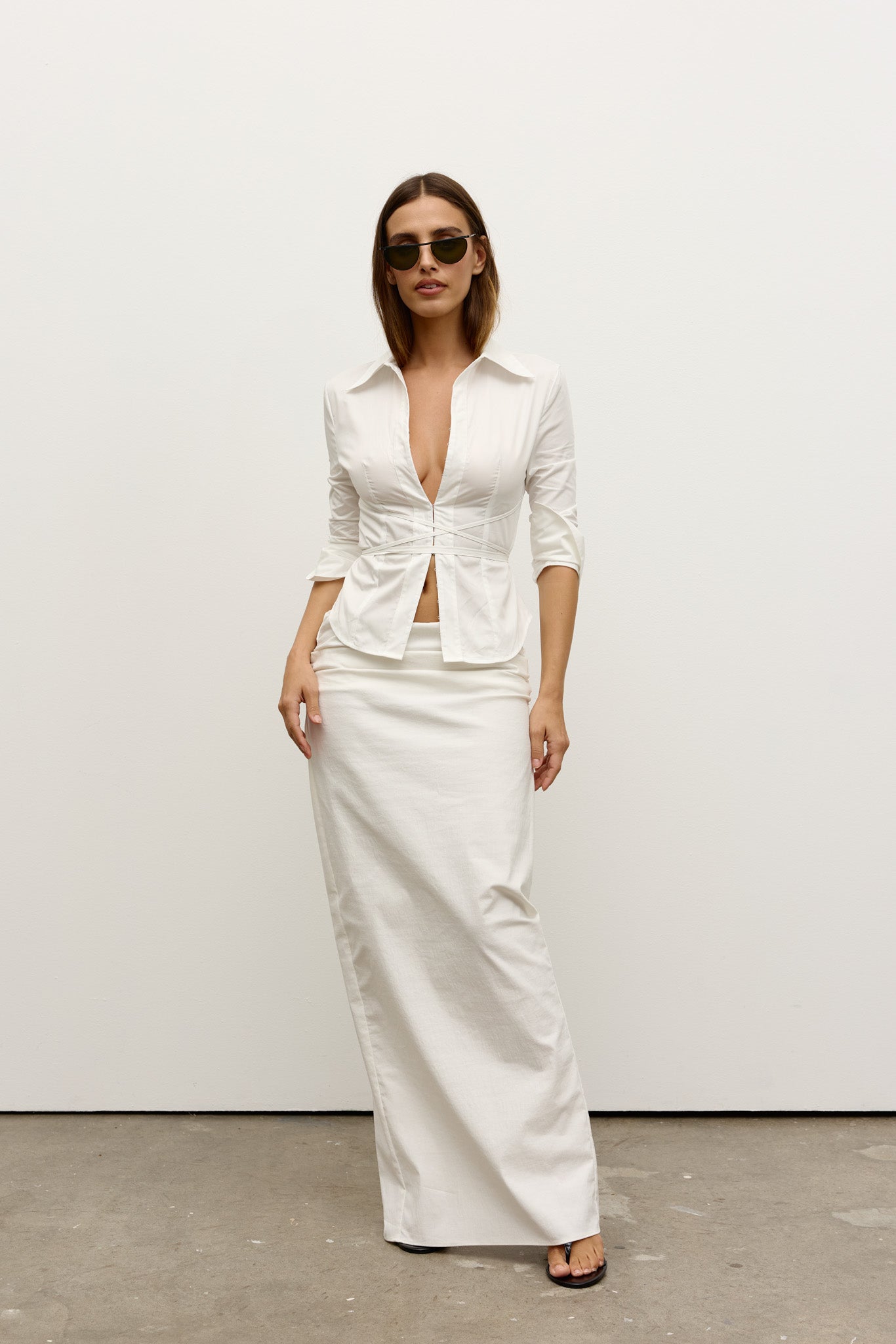 MAXINE SHIRT - WHITE