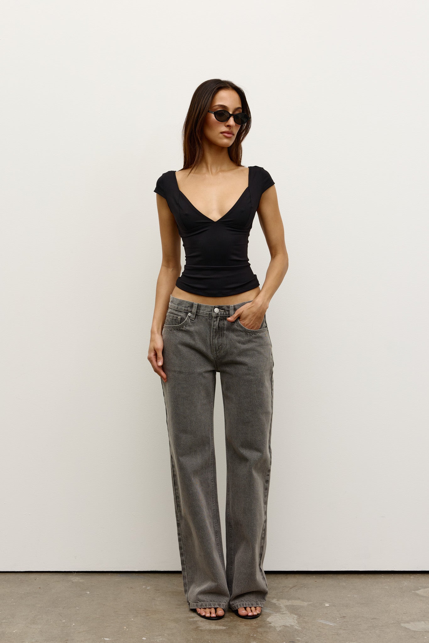 MARIANNA TOP - BLACK