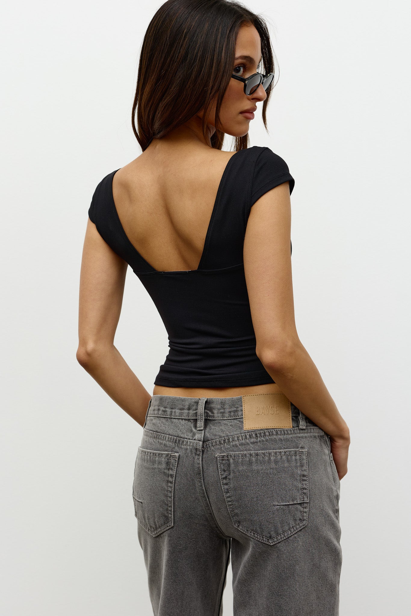 MARIANNA TOP - BLACK